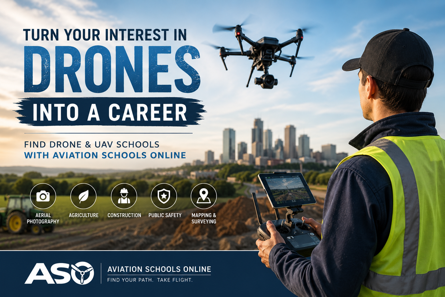 Turn Your Interest in Drones Into a Career: Find Drone & UAV Schools with Aviation Schools Online