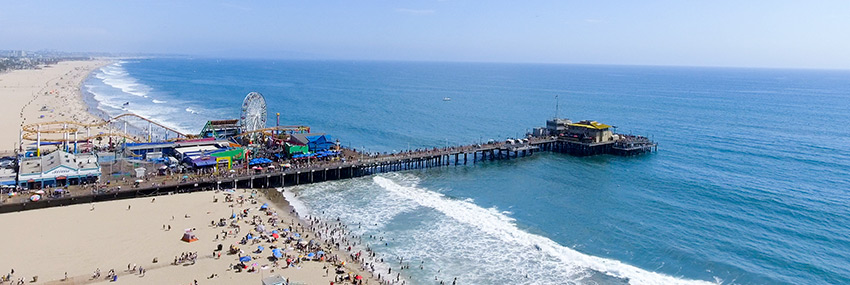 Carson Area Landmark: Los Angeles Santa Monica Pier IFR Training in the Carson area.