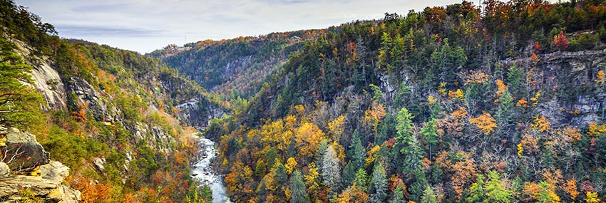 Augusta Area Landmark: Tallulah Gorge IFR Training near Augusta.