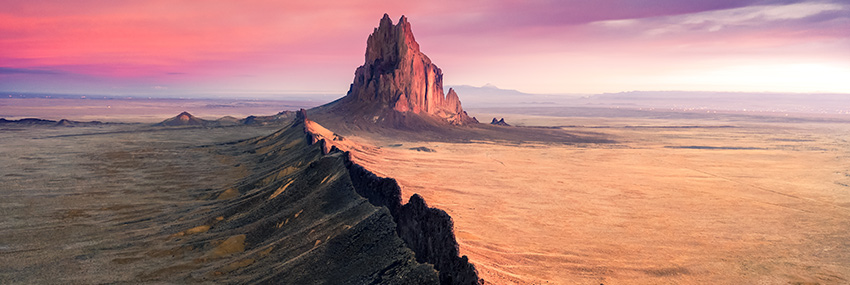 Landmark Near the Santa Teresa Area: New Mexico Ship Rock Navajo Volcanic Field IFR Training in the Santa Teresa area.